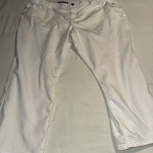 Simply Vera Wang Women's Jeans White Size 22w
